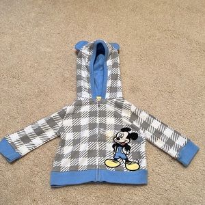 Hooded sweatshirt with Mickey Mouse, 6-9 months